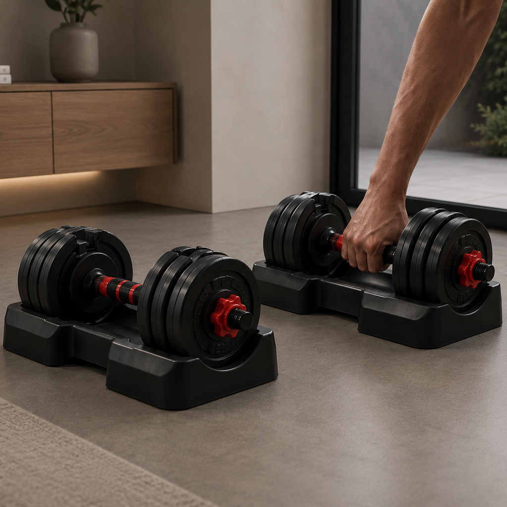 AXV Lift-Any-Weight Adjustable Dumbbells