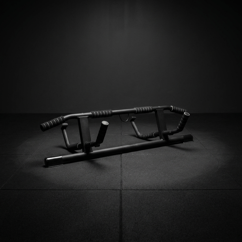 AXV Ascend pull up bar used on the floor for push ups