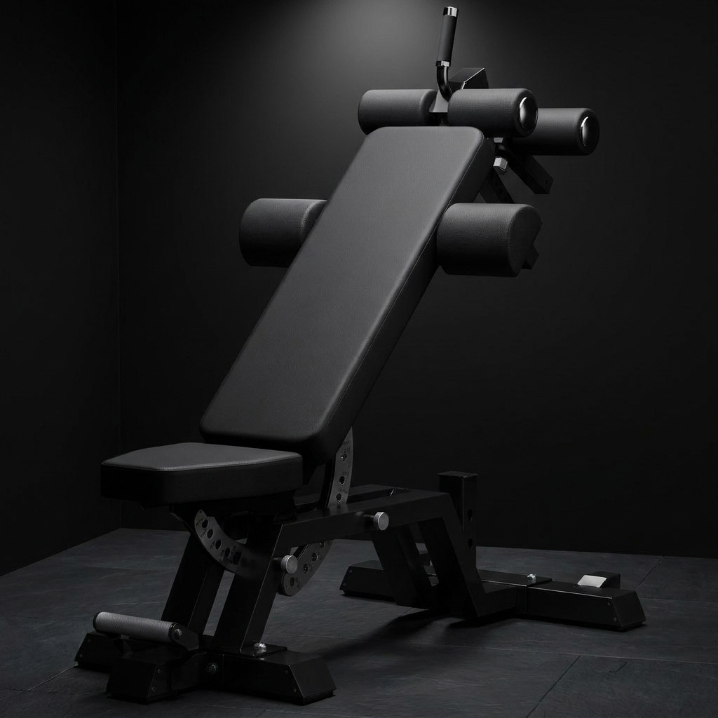 AXV Anvil weight bench flat in a minimalist training room